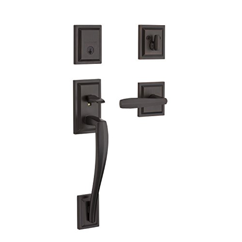 Baldwin Prestige Torrey Pines Low Profile Single Cylinder Handleset with Torrey Lever Featuring SmartKey in Venetian Bronze Baldwin Prestige Torrey Pines Low Profile Single Cylinder Handleset with Torrey Lever Featuring SmartKey in Venetian Bronze von Baldwin