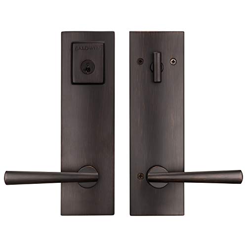 Prestige 183spexspl SQR 11P SMT Spyglass Hebel Eingang Set mit quadratisch, Rose, Single Zylinder Smart Key, venezianischen Bronze von Baldwin