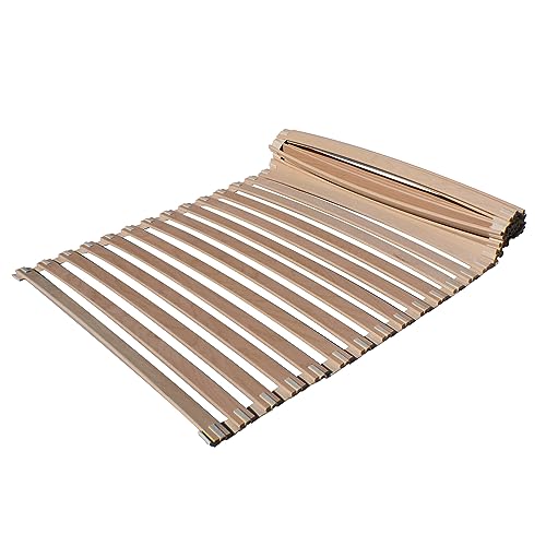 Bale Bio Holz Rollrost für Bett Matratze I 100 x 200 cm, Flexibles Lattenrost mit Federholzleisten aus Buchenholz (28 Federleisten), Roll-Lattenrost Bettrost Holzlatten von Bale