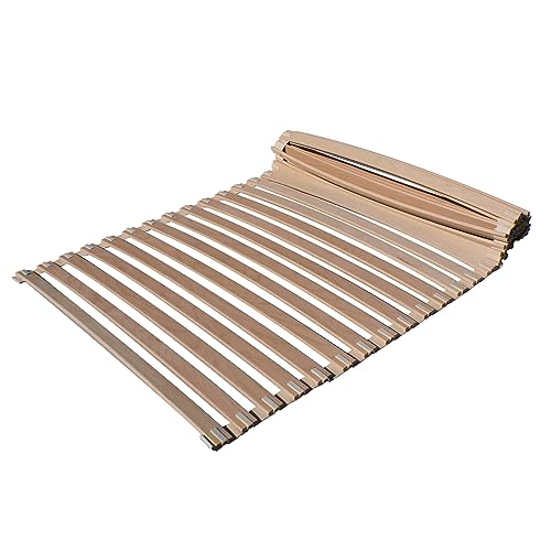 Bale Bio Holz Rollrost für Bett Matratze I 100 x 210 cm, Flexibles Lattenrost mit Federholzleisten aus Buchenholz (28 Federleisten), Roll-Lattenrost Bettrost Holzlatten von Bale