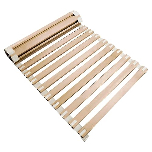 Bale Bio Holz Rollrost für Bett Matratze I 120 x 210 cm, extrem stabiles & Flexibles Lattenrost rollbar mit Starren Holzleisten aus Lindenholz (23 Holzleisten), Roll-Lattenrost Bettrost Holzlatten von Bale