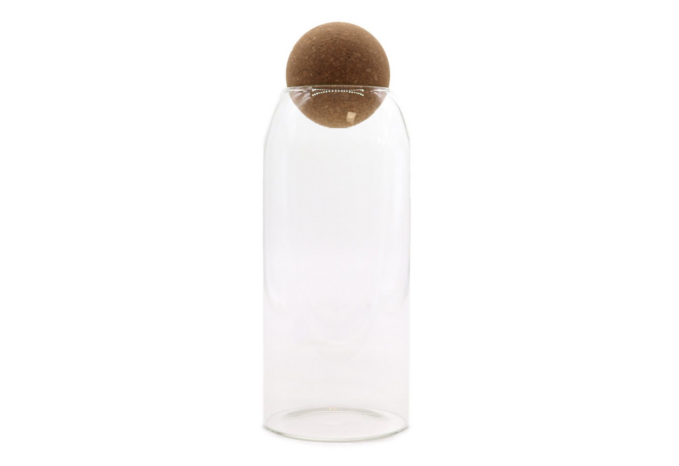 Bali-Homedecor Deko-Glas Glasgefäß mit Korkkugel– Klar - 20cm Bali-Homedecor Deko-Glas Glasgefäß mit Korkkugel– Klar - 20cm von Bali-Homedecor