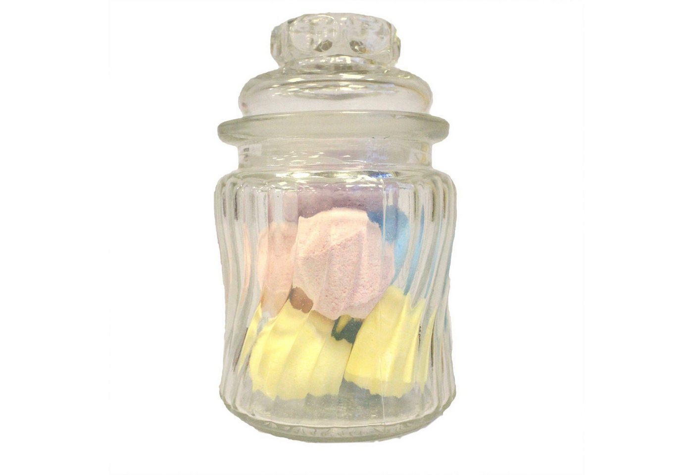 Bali-Homedecor Dekobecher Glas Behälter geschwungene Rillen Bali-Homedecor Dekobecher Glas Behälter geschwungene Rillen von Bali-Homedecor