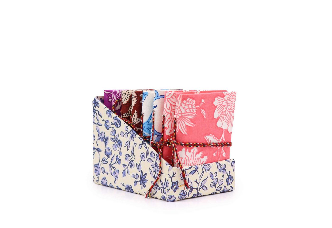 Bali-Homedecor Dekofigur Baumwollgebundene Notizbücher mit Blumendruck, sortiert, 7 x 10 cm Bali-Homedecor Dekofigur Baumwollgebundene Notizbücher mit Blumendruck, sortiert, 7 x 10 cm von Bali-Homedecor