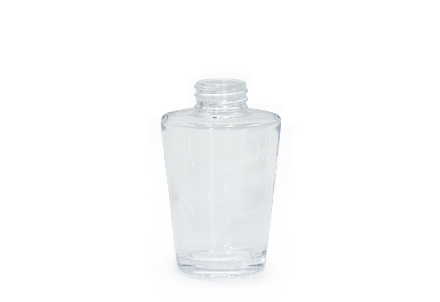 Bali-Homedecor Duftlampe 100 ml Vase mit Rattanstäbchen-Diffusor (28 mm Hals) – transparent von Bali-Homedecor