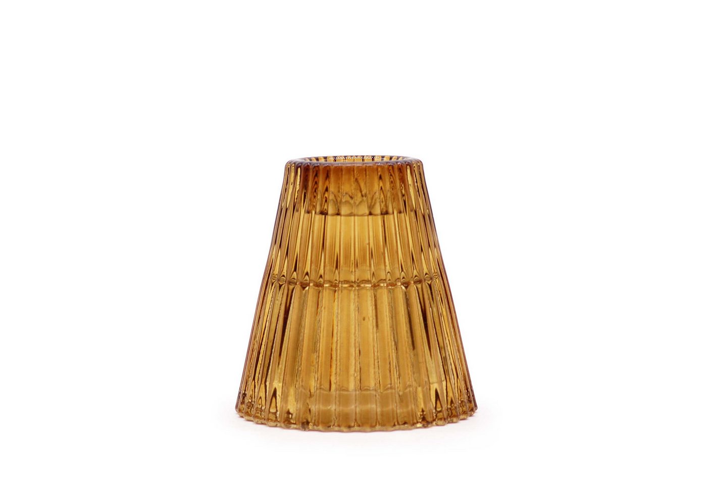 Bali-Homedecor Kerzenständer Flip Kerzen-/Teelichthalter- Antiker Bernstein von Bali-Homedecor