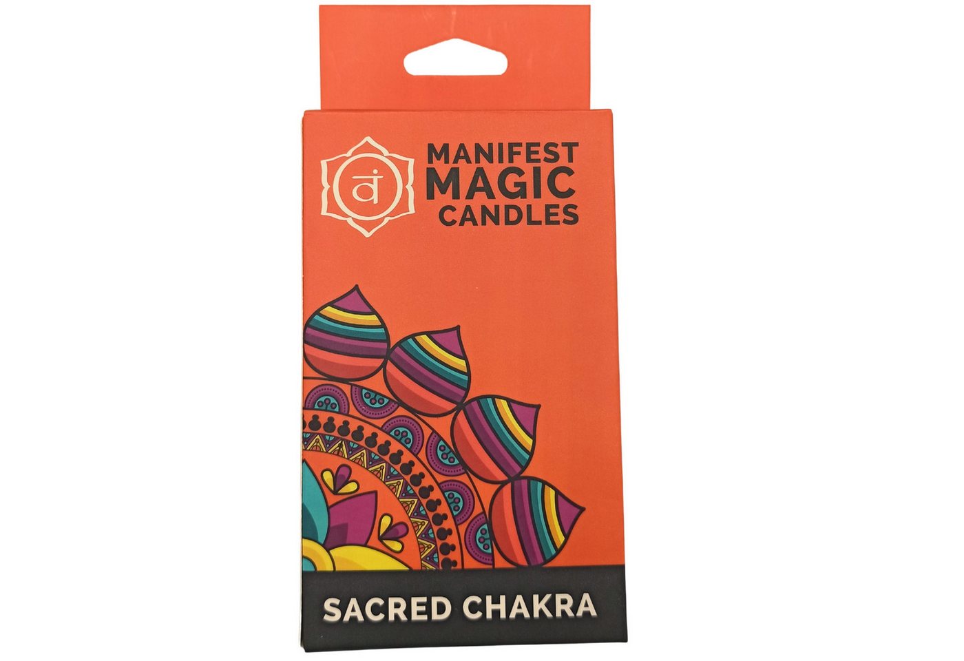 Bali-Homedecor Kerzenständer Manifest – Magische Kerzen (12er-Packung - Orange – Heiliges von Bali-Homedecor