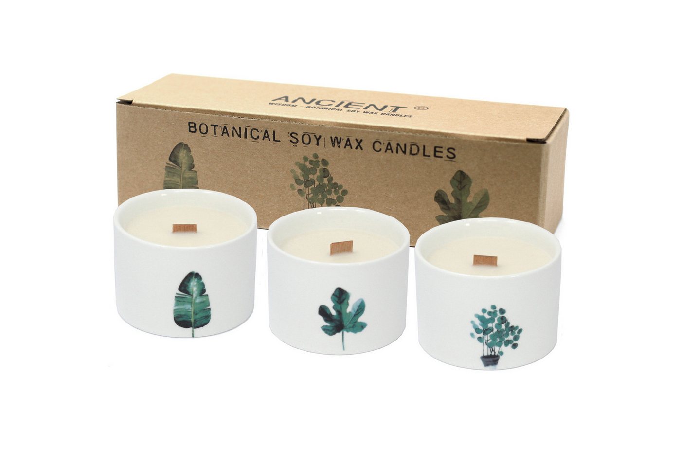 Bali-Homedecor Kerzenständer Mittlere Botanische Kerzen - Maulbeeren Ernte von Bali-Homedecor