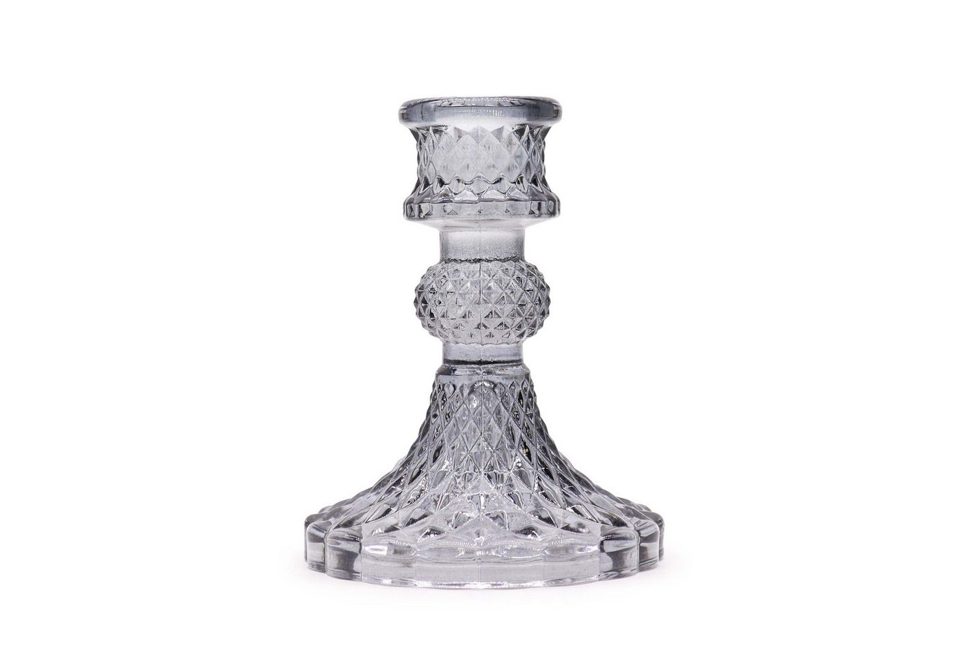 Bali-Homedecor Kerzenständer Vintage Kerzenhalter - Mitternachtsgrau von Bali-Homedecor
