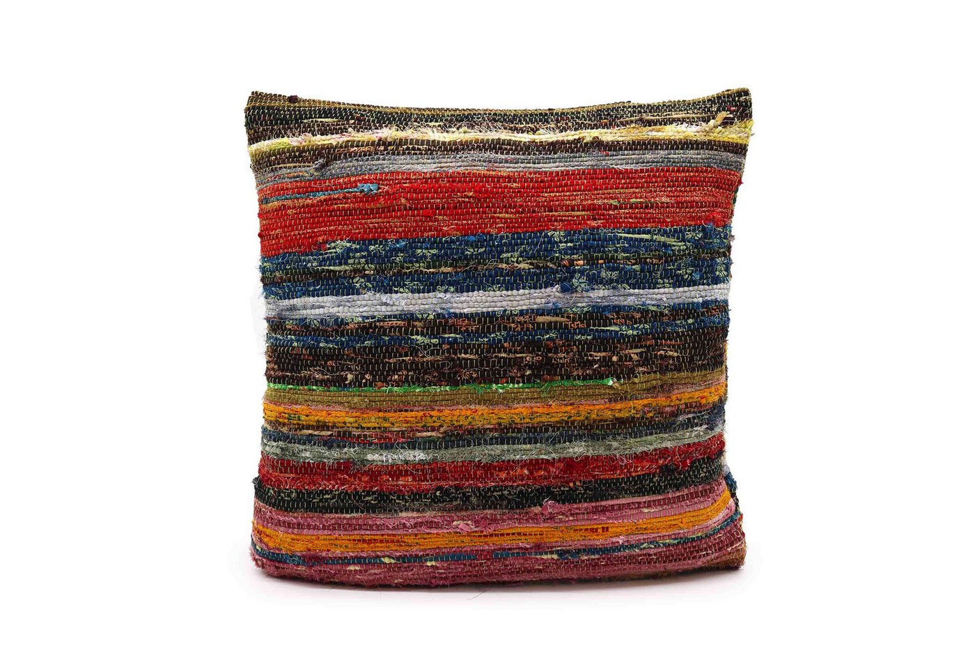 Bali-Homedecor Teppich Flickenteppich-Kissenbezüge - 40x40cm - Natürliches Grün von Bali-Homedecor