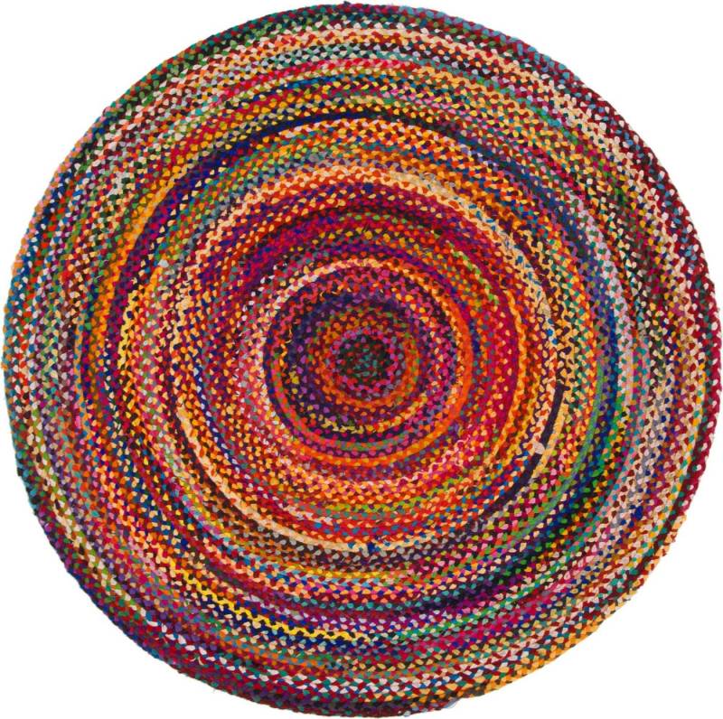 Bali-Homedecor Teppich Runder Jutebaumwollteppich - 120 cm von Bali-Homedecor