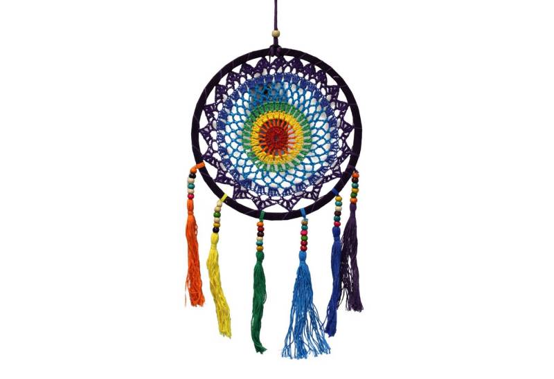 Bali-Homedecor Traumfänger Kleiner Traumfänger (22x56cm) - Vivid Rainbow von Bali-Homedecor