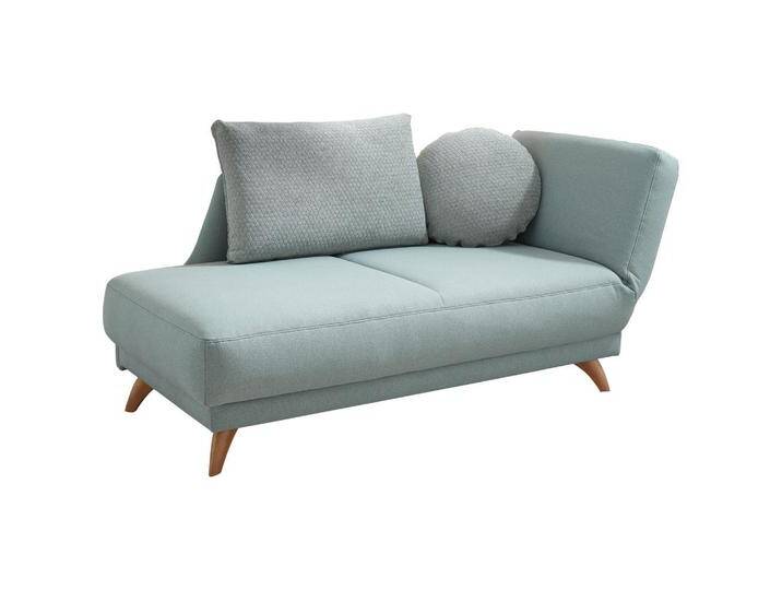 Bali RÉCAMIERE, Mintgrün, Eiche, Füllung: Polyetherschaumkern, 205x87x94 cm, Made in Germany, OEKO-TEX® STANDARD 100, Lederauswahl, Liegefunktion, von Bali