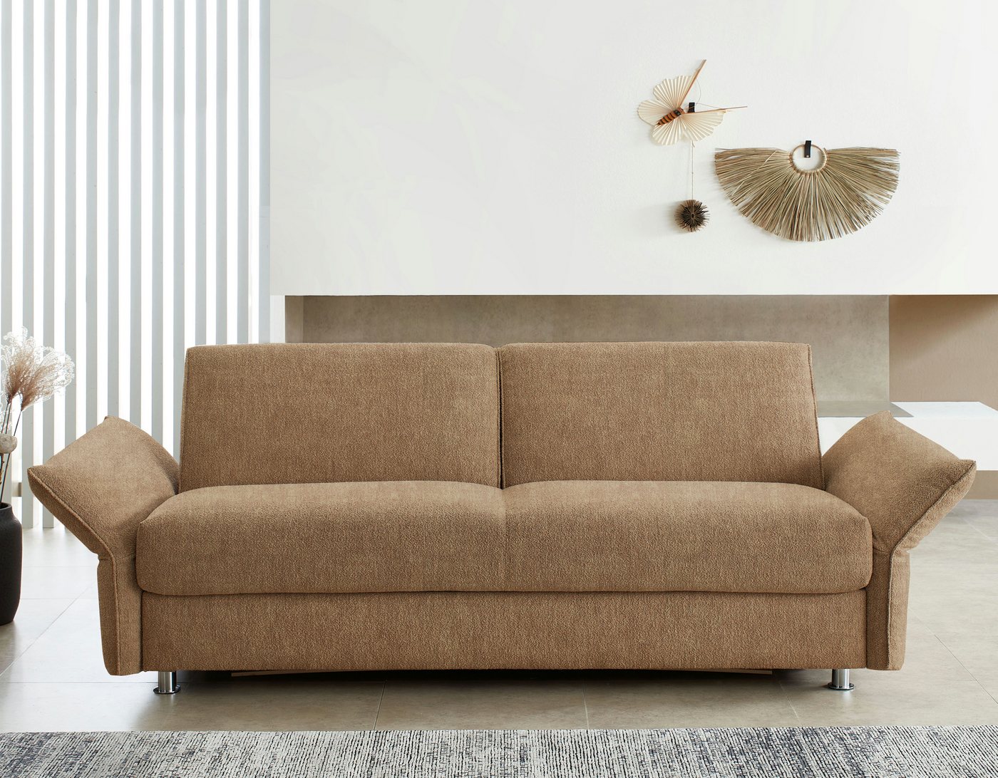 Bali Schlafsofa LINA, Dauerschlaffunktion, 140 u. 160 er Breiten, durchgehender Lattenrost mit 6-facher Härtegradregulierung von Bali