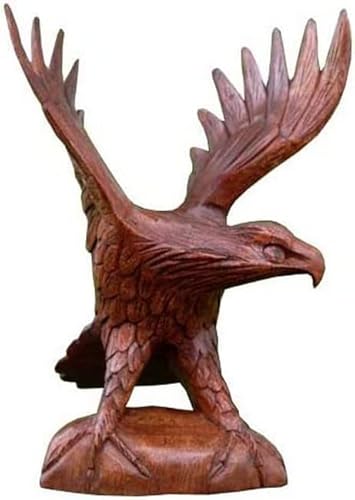 Wogeka Stein Adler SKULPTUR Dekoration Holz Greifvogel Adler01 von Wogeka