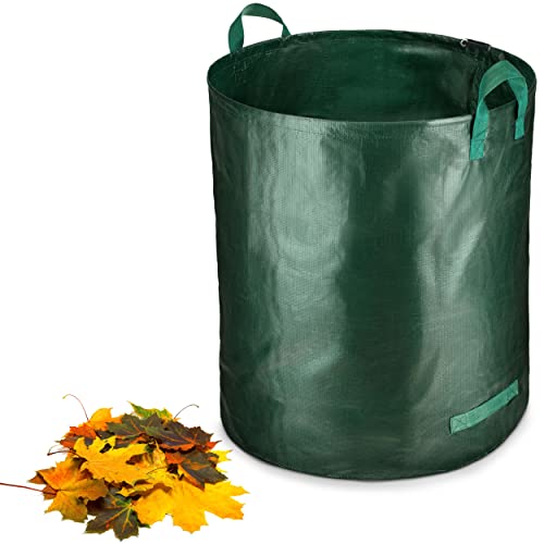 1x 272 Liter Gartensack stabil | Laubsack | Gartenabfallsack | Gartensäcke für Gartenabfälle | Grünschnittsäcke faltbar, groß, robust aus Polypropylen-Gewebe 150g/m² (1x 272 Liter) von Balinco