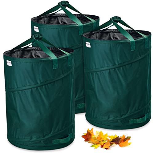Balinco – Gartenabfallsack Pop-Up 3x170 L – Gartensack Laubsack grün selbstaufstellend & stabil – Grünschnittsack faltbar aus robustem Polyester 220 g/m² – Für Gartenabfälle, Unkraut & Rasenschnitt Balinco – Gartenabfallsack Pop-Up 3x170 L – Gartensack Laubsack grün selbstaufstellend & stabil – Grünschnittsack faltbar aus robustem Polyester 220 g/m² – Für Gartenabfälle, Unkraut & Rasenschnitt von Balinco