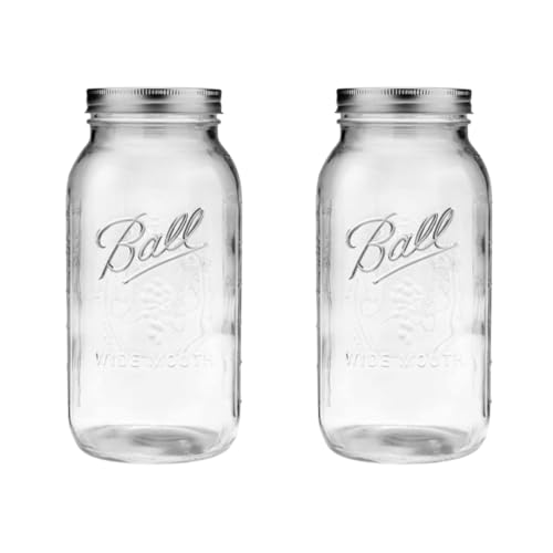 Ball Einmachglas, mit breiter Öffnung, 64 ml, 2 Stück von Ball