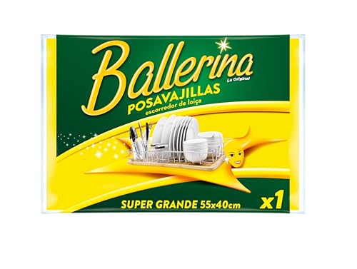 Ballerina Geschirrtuch, super groß, 55 x 40 cm, 1 Stück, maximale Saugfähigkeit Ballerina Geschirrtuch, super groß, 55 x 40 cm, 1 Stück, maximale Saugfähigkeit von Ballerina