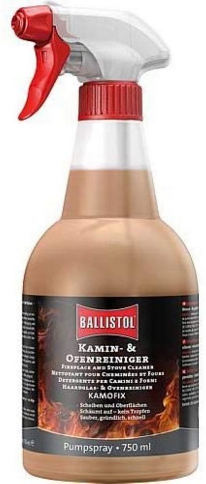 Ballistol Kamin-und Ofenreiniger 750 ml Backofenreiniger (1-St. aufsprühen, arbeitet selbsttätig, rückstandsfrei & sekundenschnell) von Ballistol