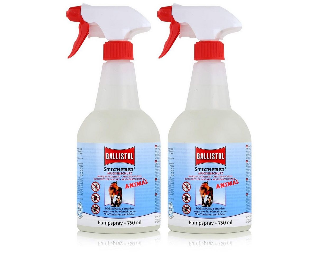 Ballistol Insektenspray Ballistol Stichfrei Animal Pumpsprüher 750ml - Gegen Mücken uvm. (2er Ballistol Insektenspray Ballistol Stichfrei Animal Pumpsprüher 750ml - Gegen Mücken uvm. (2er von Ballistol
