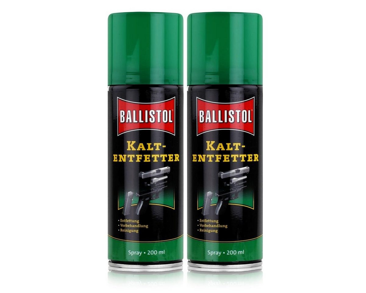 Ballistol Multifunktionsöl Ballistol Kaltentfetter Spray 200ml - Der effektive Fettlöser (2er Pac Ballistol Multifunktionsöl Ballistol Kaltentfetter Spray 200ml - Der effektive Fettlöser (2er Pac von Ballistol
