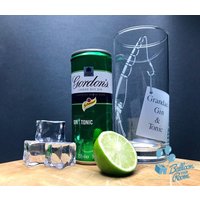 Angelrute - Grandad's Gin Und Tonic Graviertes Hi-Ball Glas von BalloonYourRoom
