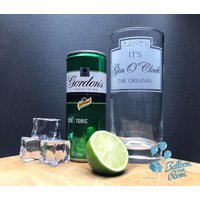 Es Ist Gin O'clock Das Original Gravierte Hi-Ball Glas von BalloonYourRoom