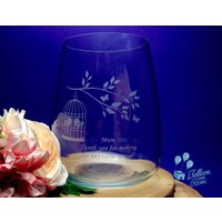 Hochzeit - Mama Danke Geschenk Gravierte Vase Mutter Der Braut Des Bräutigams von BalloonYourRoom