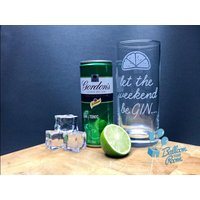 Let The Weekend Be Gin ... Graviertes Hi-Ball Gin Glas von BalloonYourRoom