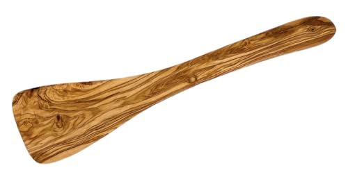 Balna Pfannenwender 30 cm Olive Olivenholz, Wender aus Oliven-Holz, Küchenhelfer Holz 1 Stück von Balna