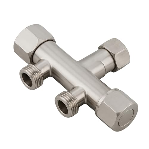 Balneo Eckventil 3 Wege INOX – wasserhahn Anschluss 1/2 x 1/2 x 1/2, Edelstahl AISI 304, Verteiler Eckventil rostfrei, modernes Design für Bad und Küche Balneo Eckventil 3 Wege INOX – wasserhahn Anschluss 1/2 x 1/2 x 1/2, Edelstahl AISI 304, Verteiler Eckventil rostfrei, modernes Design für Bad und Küche von Balneo