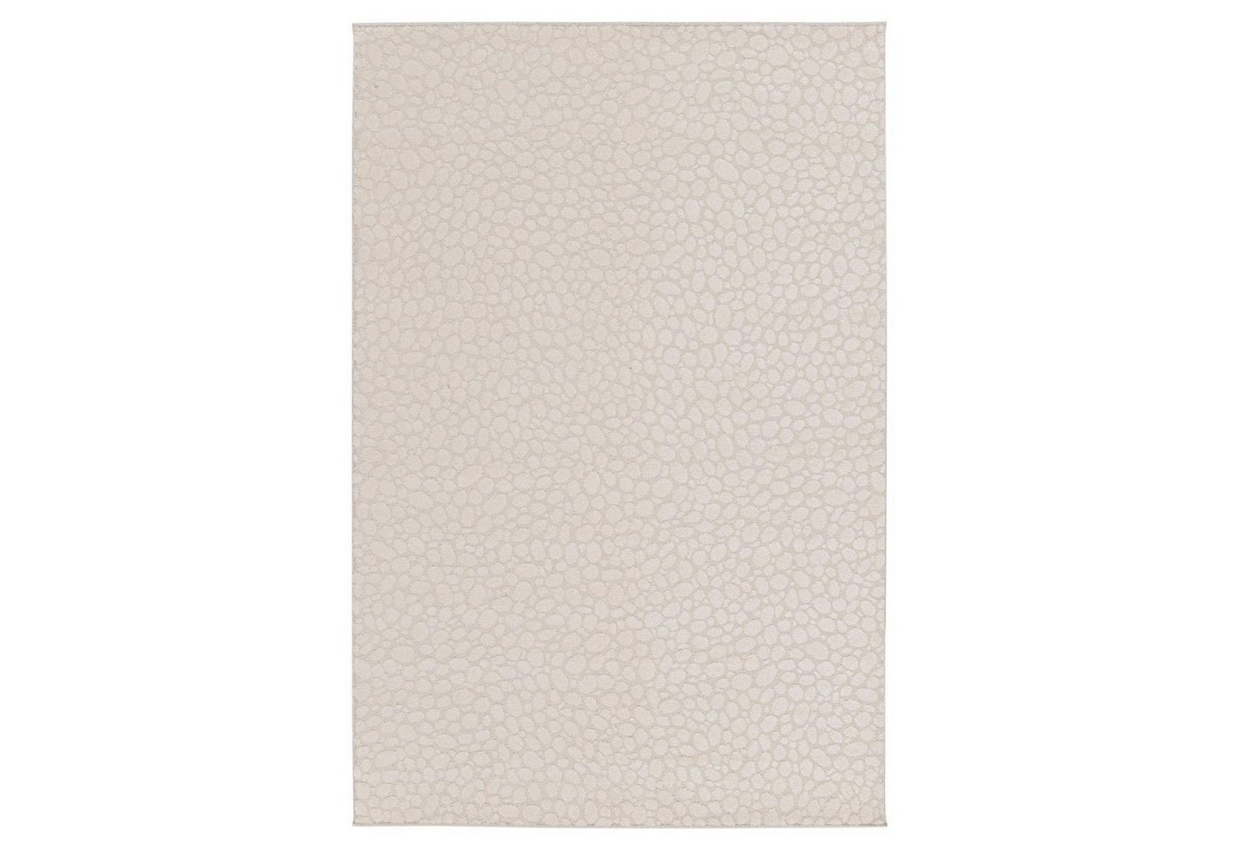 Teppich ISOLA, 80 x 150 cm, Creme, mit Leopardenmuster, rechteckig, Höhe: 9 mm, Polyester, Polypropylen von OTTO