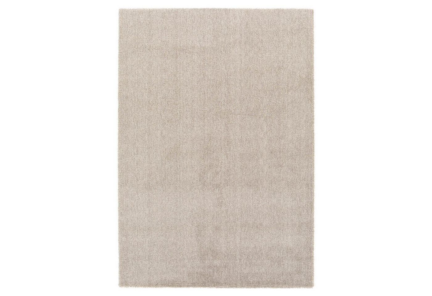 Hochflor-Teppich TOUCH, 160 x 230 cm, Taupe, Polyester, Einfarbig, rechteckig, Höhe: 20 mm von OTTO