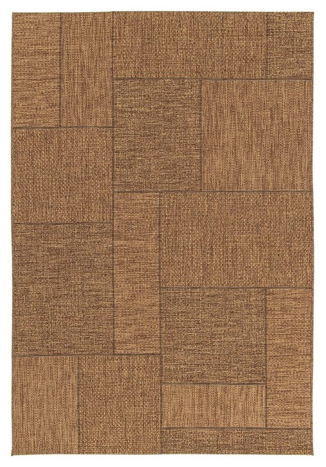 Outdoorteppich JACK, Braun, Kunstfaser, 120 x 170 cm, Balta Rugs, rechteckig, UV-beständig, Wasserabweisend, Outdoorgeeignet, Pflegeleicht von Balta Rugs