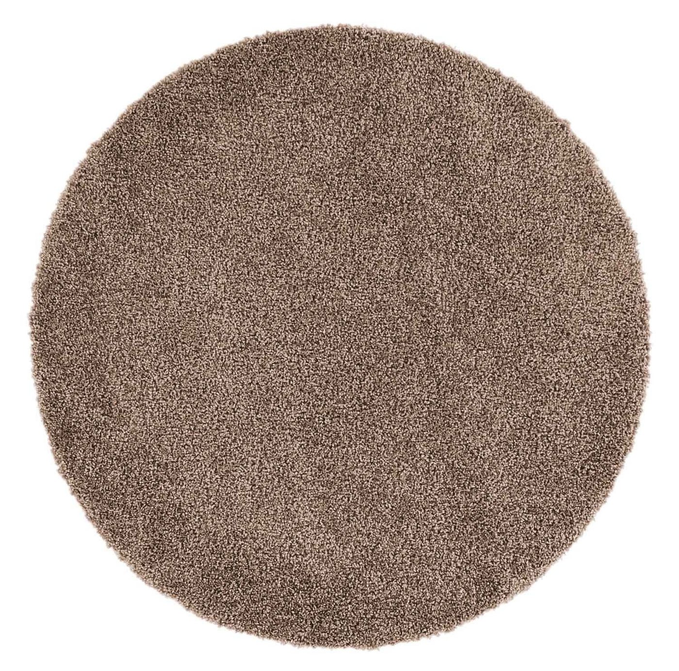 Teppich DOLCE, Braun, Ø 160 cm, Polypropylen, Uni, Balta Rugs, rund, Höhe: 12 mm von Balta Rugs