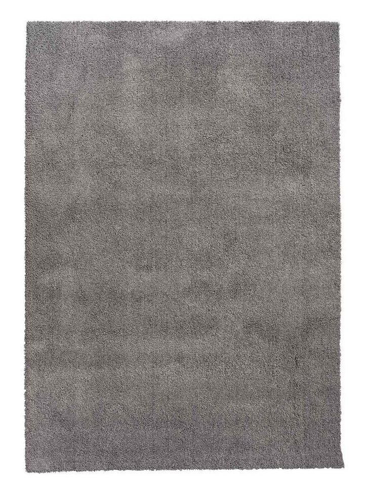 Teppich KISS, Anthrazit, 80 x 150 cm, Polyester, Uni, Balta Rugs, rechteckig, Höhe: 12 mm von Balta Rugs