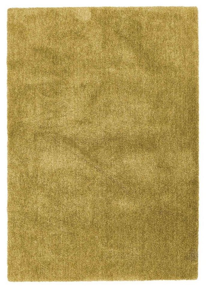 Teppich TOUCH, Gold, 80 x 150 cm, Polyester, Uni, rechteckig, Höhe: 20 mm von OTTO
