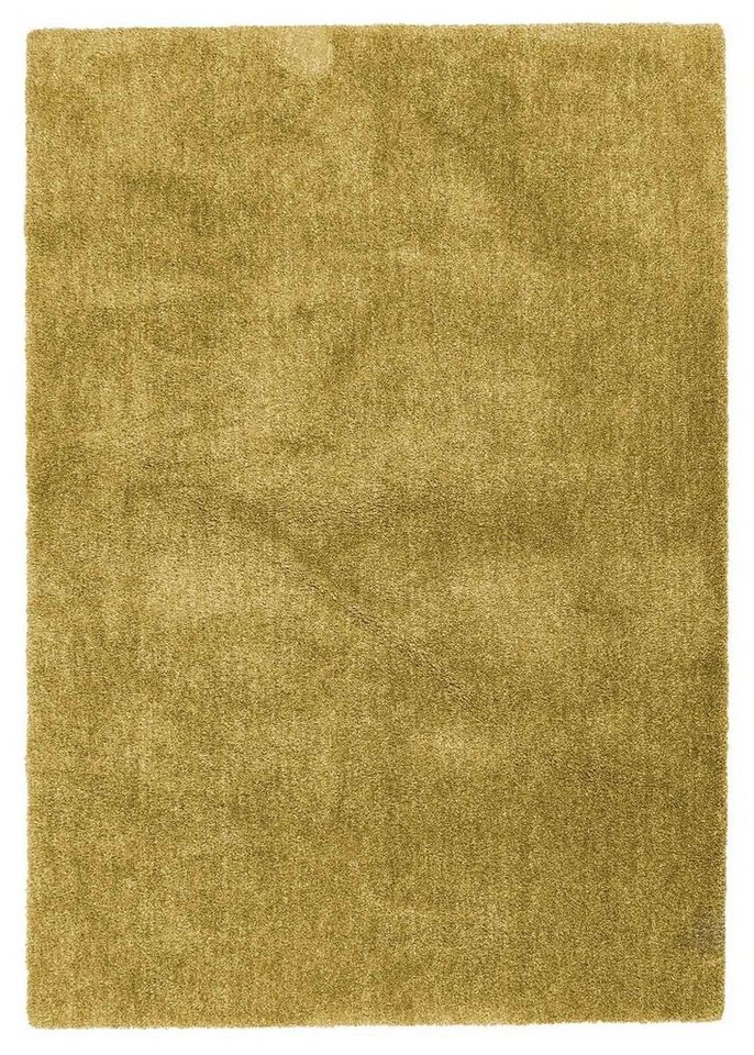 Teppich TOUCH, Gold, 80 x 150 cm, Polyester, Uni, Balta Rugs, rechteckig, Höhe: 20 mm von Balta Rugs