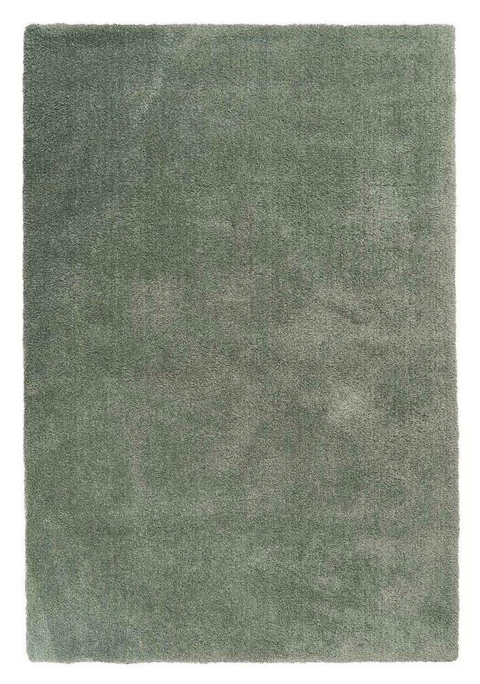 Teppich TOUCH, Grün, 60 x 110 cm, Polyester, Uni, Balta Rugs, rechteckig, Höhe: 20 mm von Balta Rugs