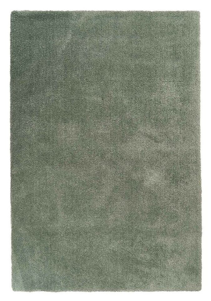 Teppich TOUCH, Grün, 80 x 150 cm, Polyester, Uni, Balta Rugs, rechteckig, Höhe: 20 mm von Balta Rugs