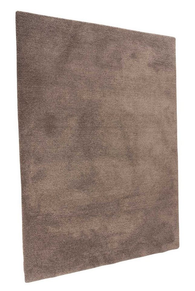 Teppich TOUCH, Taupe, 160 x 230 cm, Polyester, Uni, Balta Rugs, rechteckig, Höhe: 20 mm von Balta Rugs