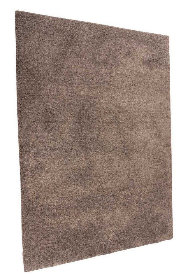 Teppich TOUCH, Taupe, 60 x 110 cm, Polyester, Uni, rechteckig, Höhe: 20 mm von OTTO