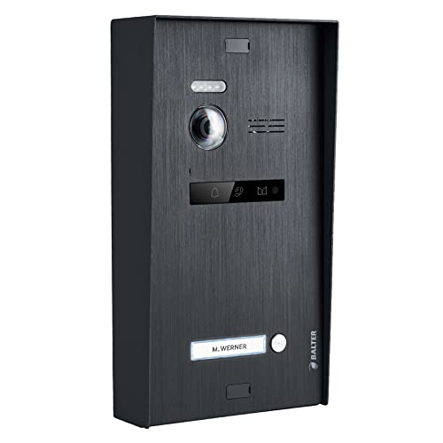 Balter Aufputz-Montagebox EVO Video Türsprechanlage, 2-Draht Bus, Türstationen für 1-4 Familienhaus, Türklingel, Schwarz Balter Aufputz-Montagebox EVO Video Türsprechanlage, 2-Draht Bus, Türstationen für 1-4 Familienhaus, Türklingel, Schwarz von Balter