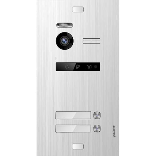 Balter EVO-HD Video Türsprechanlage Zusatz Tüstation, Video Türklingel mit Kamera, 2 Familienhaus Klingel, Full HD-Kamera, 2 Draht Bus, Gegensprechanlage mit 175° Weitwinkel-Kamera Balter EVO-HD Video Türsprechanlage Zusatz Tüstation, Video Türklingel mit Kamera, 2 Familienhaus Klingel, Full HD-Kamera, 2 Draht Bus, Gegensprechanlage mit 175° Weitwinkel-Kamera von Balter