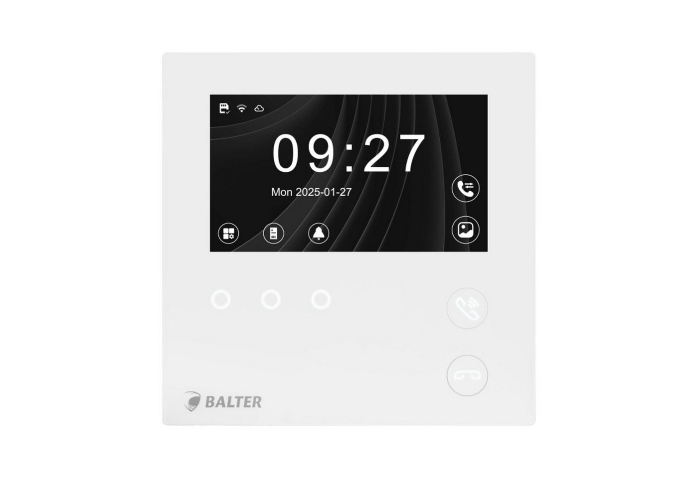 Balter Smart Home Türklingel Zusatzmonitor EVO-HD-MINI-4.3M (Innenbereich, 1-tlg., Zusatzmonitor, Türsprechanlage Zusatzmonitor, Full-HD, Ohne App) von Balter