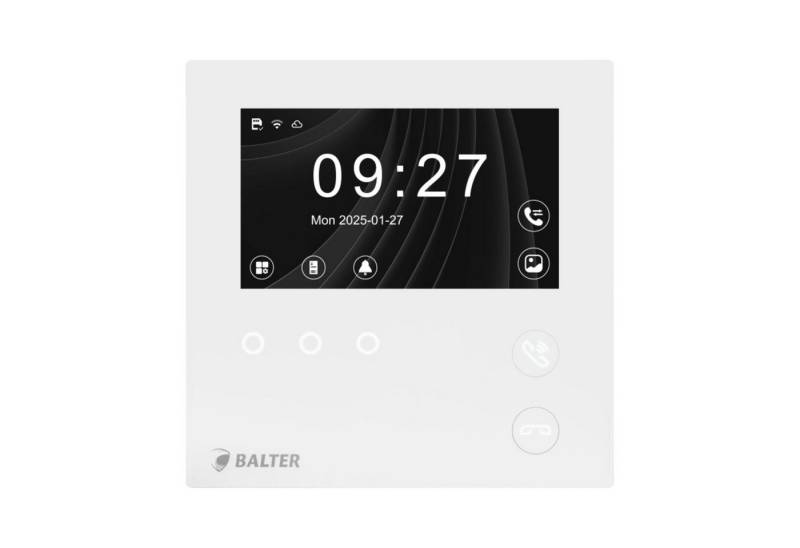 Balter Smart Home Türklingel Zusatzmonitor EVO-HD-MINI-4.3M (Innenbereich, 1-tlg., Zusatzmonitor, Türsprechanlage Zusatzmonitor, Full-HD, Ohne App) von Balter