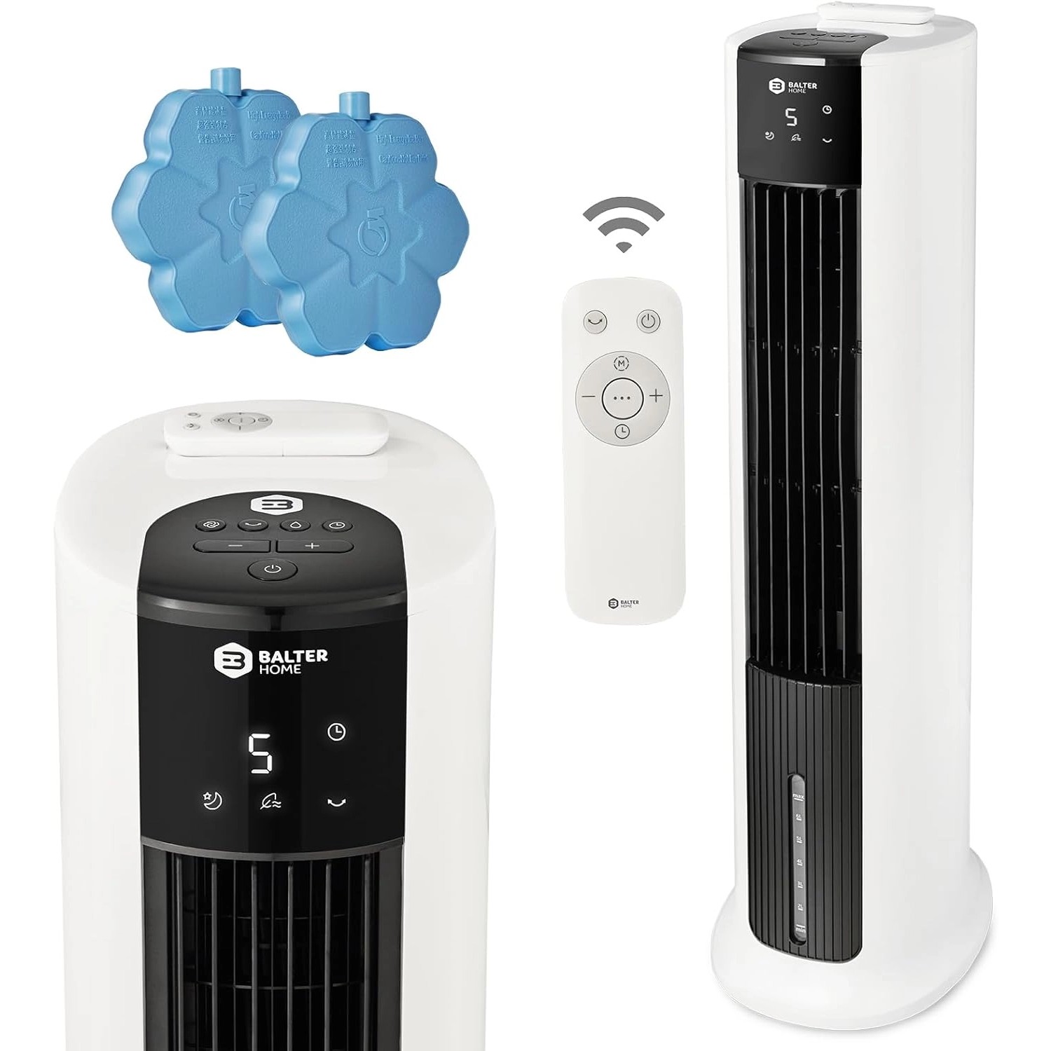 Balter Turmventilator VT-05 Mobile Klimaanlage und Luftbefeuchter 7L von Balter
