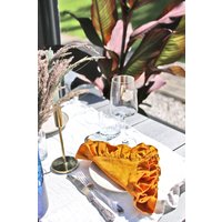 Leinen Rüschen Servietten Iris Natursteingewaschene Exquisite Servietten. Gewaschenes Weiches Tisch Elegant Handgemachte Tischdekoration Leinen Rüschen Servietten Iris Natursteingewaschene Exquisite Servietten. Gewaschenes Weiches Tisch Elegant Handgemachte Tischdekoration von BalticBloom