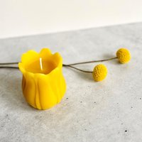 Tulpe Bienenwachs Kerze Frühlingsdeko-Kerze von BalticPineStudio